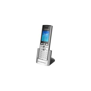 Grandstream Networks Grandstream WP825 - Trådløs VoIP-telefon - med Bluetooth interface - IEEE 802.11a/b/g/n/ac (Wi-Fi) - 3-vejs opkaldskapacitet - SIP, RTCP, RTP, SRTP - 2 linier