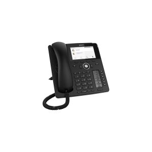 Snom technology snom D785N - VoIP-telefon med opkalds-ID - 3-vejs opkaldskapacitet - SIP, RTCP, RTP, SRTP, SRTCP, SIP over TLS, RTCP-XR, SIPS, ICE - 12 linier - sort