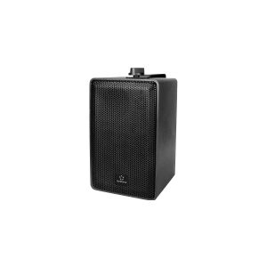 Renkforce RL100W BK Reolhøjttaler Sort 100 W 90 Hz - 20000 Hz 1 Paar