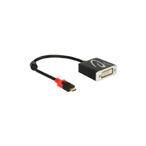 Delock - Ekstern videoadapter - RTD2171U - USB-C - DVI - sort - detailsalg