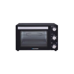 Blaupunkt EOM601, 45 L, 1800 W, Fritstående, Sort, Rustfrit stål, Dreje, Glas