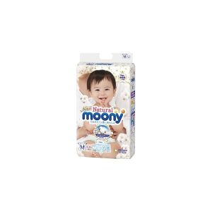 Moony japanske bleer Moony Natural M 6-11 kg, 46 stk.