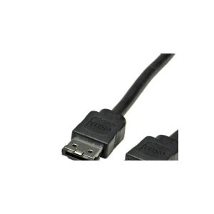 ROLINE External SATA 6.0 Gbit/s Cable, 0,5 m, SATA III, SATA 7-pin, SATA 7-pin, Hanstik/Hanstik, 6 Gbit/sek.
