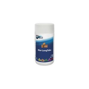 Usorteret ActivPool Klor LongTabs 20g 1kg, Langsomklor tabletter