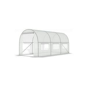 FUNFIT Polytunnel White with windows - 10m2 = 400 * 250 * 200