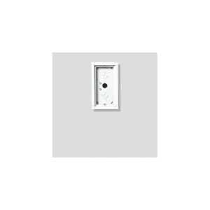 Siedle Nordic Siedle GA 612-2/1-0 W, Flush mount box, Hvid, Siedle, Aluminium, Overflade, 132 mm