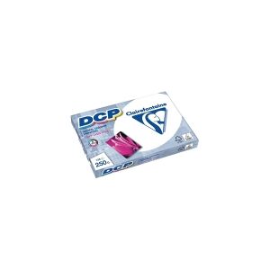 Papir til farveprint Clairefontaine DCP A4 hvid 250g - (125 ark)