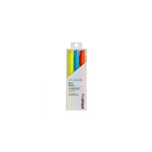 Cricut Joy Infusible Ink - Fiberspidspen - permanent - gul, mandarin, blåbær - vandbaseret blæk - 0.4 mm - fin (pakke med 3)