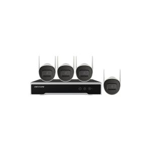 HIK VISION Hikvision NK42W0H-1T(WD)(D) Wi-Fi Kit - NVR + kamera(er) - trådløs, trådet (LAN 10/100, 802.11b, 802.11g, 802.11n) - Integreret strømforsyning - 4 kanaler - 1 x 1 TB - 4 kamera(er) - PS CMOS