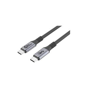 MicroConnect Premium - USB-kabel - 24 pin USB-C (han) til 24 pin USB-C (han) - USB4 Gen3x2 - 20 V - 5 A - 50 cm - 5K60 Hz (5120 x 2880) support - sort