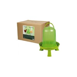 Gaun Poultry drinker with legs 8 l green lemon 1 st