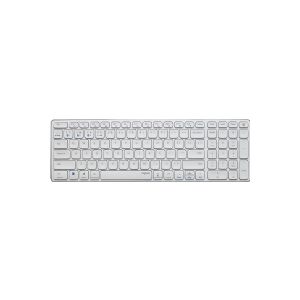 Rapoo RAPOO Keyboard MULTIMODE E9700M BLADE WIRELESS KEYBOARD, 2.4GHz/BT 5.0/BT 3.0 WHITE