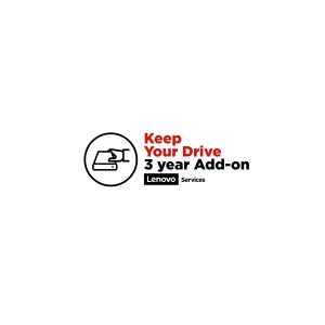 Lenovo Keep Your Drive Add On - Support opgradering - 3 år - for ThinkPad P14s Gen 3  P14s Gen 4  P15v Gen 3  P16s Gen 1  P16s Gen 2  P16v Gen 1