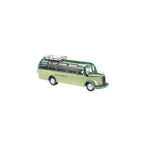 Busch 41012 H0 Bus model Mercedes Benz O-3500 rejsebus Halver