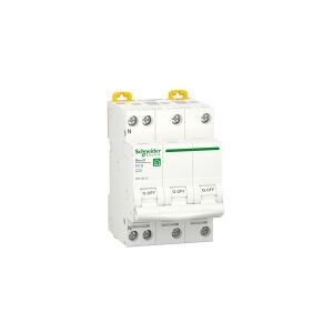 SCHNEIDER ELECTRIC Resi9 XP MCB/automatsikring 3PN C-karakteristik 25A 6kA 54mm