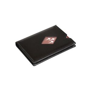 EXENTRI Miniwallet Wallet Black Leather, Nylon, Stainless steel
