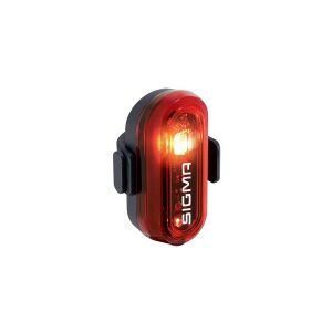 SIGMA Rear light Curve Red 2 x AAA, With an extremely long burn time of 29 hours and a very sportive look, this battery rear light spic,