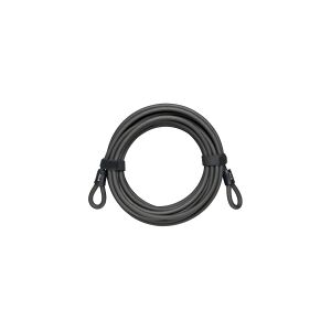 AXA Newton Double loop cable Mat black, Newton Double Loop cable can be used in combination with a pad lock to secure your property. Cable , Ø10