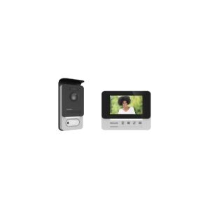 Philips Dørtelefon med video DES9300VDP/10, 10,9 cm (4.3), 480 x 272 pixel, Aluminium, Sort, IP44, Aluminium, Plast, Aluminium