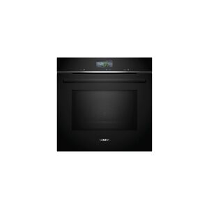 Siemens iQ700 HM776GKB1 - Kombinationsovn - til indbygning - Wi-Fi - niche - bredde: 56 cm - dybde: 55 cm - højde: 58.5 cm - med selv-rengøring - sor