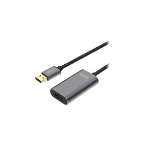 Unitek Y-275 - USB forlængerkabel - USB (hun) til USB (han) - USB 2.0 - 30 m - aktiv