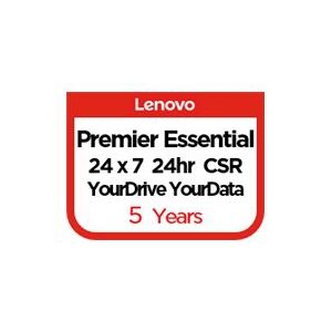 Lenovo Committed Service Essential Service + YourDrive YourData + Premier Support - Support opgradering - reservedele og arbejdskraft - 5 år - on-site - 24x7 - responstid: 4 t - reparationstid: 24 timer - for ThinkSystem SR650 V2 7Z73
