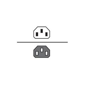 Lenovo - Forlængerkabel til strøm - power IEC 60320 C13 til IEC 60320 C14 - AC 100-250 V - 10 A - 2.8 m - for ThinkSystem DE4000H Hybrid  SD630 V2  SR250 V2  SR650 V2  ST250 V2  ST50 V2  ST650 V2