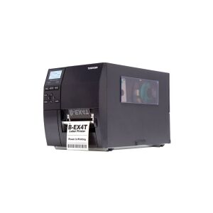 Toshiba TEC B-EX4T1-TS12-QM-R - Etiketprinter - direkte termisk/termisk overførsel - Rulle (12 cm) - 305 dpi - op til 355 mm/sek. - USB, LAN