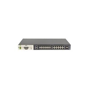 NVT Phybridge FLEX24-10G - Switch - L4 - Administreret - 24 x 10/100/1000 (PoE++) + 2 x 10 Gigabit SFP+ (uplink) - desktop, monterbar på stativ - PoE++