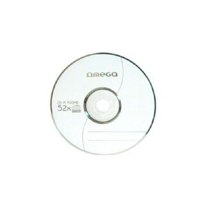 OMEGA CD-R 700MB PRINTABLE FF  52X SP*100 [56461]