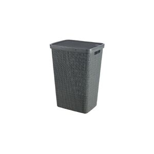 Curver Laundry Hamper Jute 58L Deep Shadow