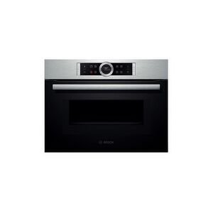 Bosch Serie   8 CMG633BS1 - Kombinationsovn - til indbygning - niche - bredde: 56 cm - dybde: 55 cm - højde: 45 cm - med selv-rengøring - inox