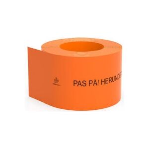 Letbæk Plast A/S LETBÆK PLAST Kabeldæk Orange 2,2 x 170 mm Pas På herunder lysleder , 50 meter rulle. - (50 meter)