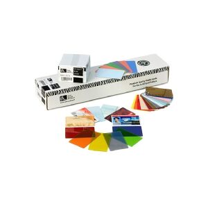 Zebra Technologies Zebra - Polyvinylklorid (PVC) - 30 mil - hvid - CR-80 Card (85.6 x 54 mm) 500 kort kort med signaturpanel - for Zebra P110m