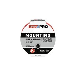 tesa Mounting PRO Ultra Strong 66792-00001-00 Monteringsbånd Hvid (L x B) 5 m x 19 mm 1 stk