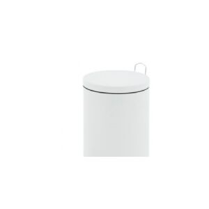 Abena Pedalspand EKO hvid 3L - Stålspand med plast inderspand, 26x17cm, ekskl. spandeposer