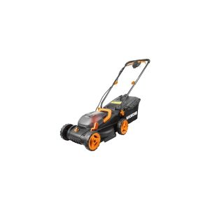 WORX WG779E, Skubbe plæneklipper, 280 m², 34 cm, 30 L, 90 dB, Sort, Orange