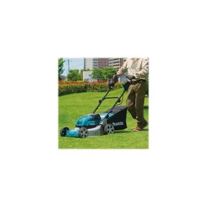 Makita Twin DLM460PT2 - Græsslåmaskine - ledningfri - 18 V - 5 Ah - 2 batterier - 2500-3300 opm - 46 cm - 25.3 kg