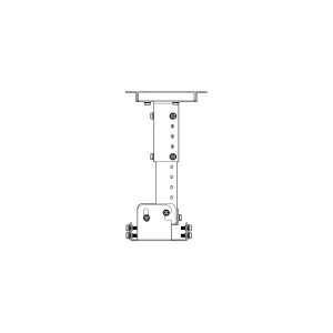 Panasonic ET-PKL100H - Monteringssæt (beslag til loftsmontering, tilbehørsplade, 2 justeringspæle, 2 vinkeljusterere) - for projektor - for PT-LB306,