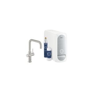 GROHE 31456DC1, Træk ned, Rustfrit stål, Stål, Digital, Enkelt, Keramisk