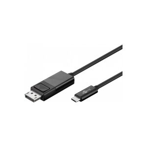 Goobay 79295, 1,2 m, USB Type-C, DisplayPort, Hanstik, Hanstik, Lige