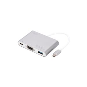 DIGITUS - Ekstern videoadapter - USB-C - VGA - aluminium