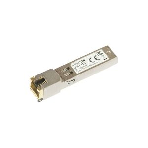 MikroTik S+RJ10 - SFP+ transceiver modul - 10GbE, 5GbE, 2.5GbE - 10Base-T, 100Base-TX, 1000Base-T, 10GBase-T, 2.5GBase-T, 5GBase-T / RJ-45 - op til 200 m