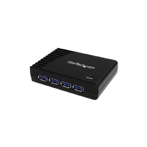 StarTech.com 4-Port USB 3.0 SuperSpeed Hub with Power Adapter - Portable Multiport USB-A Dock IT Pro - USB Port Expansion Hub for PC/Mac (ST4300USB3) - Hub - 4 x SuperSpeed USB 3.0 - desktop