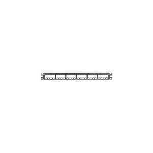 Panduit 24-port metal modular patch panel, RJ-45, Reolmontering, 1U, 482,6 mm, 43,7 mm, 17,8 mm