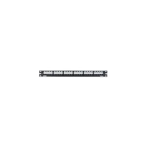 Panduit 24-port metal modular patch panel, RJ-45, Reolmontering, 1U, 482,6 mm, 43,7 mm, 17,8 mm