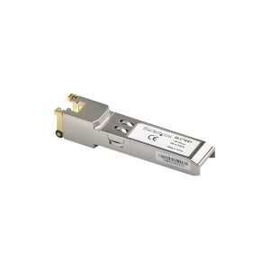 StarTech.com Cisco GLC-TE Compatible Module, 1000BASE-T Copper Industrial Gigabit Ethernet Transceiver, SFP to RJ45 Cat6/Cat5e 100m Extended Temp, Cisco Firepower, IE 2000, C9500, C2960 - Lifetime Warranty (GLCTEST) - SFP (mini-GBIC) transceiver modul (sv