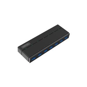 Unitek Y-3184 - Hub - 7 x SuperSpeed USB 3.0 - desktop