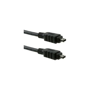 ICIDU - IEEE 1394 kabel - 4-PIN FireWire (han) til 4-PIN FireWire (han) - 3 m - sort