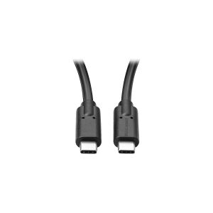 MicroConnect - USB-kabel - 24 pin USB-C (han) til 24 pin USB-C (han) - USB 3.2 Gen 2 - 5 - 20 V - 5 A - 2 m - USB Power Delivery (100 W) - sort